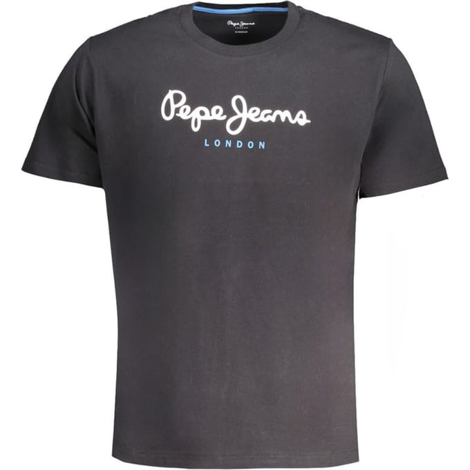 Crew Neck Short Sleeve Tee - Black T-Shirts