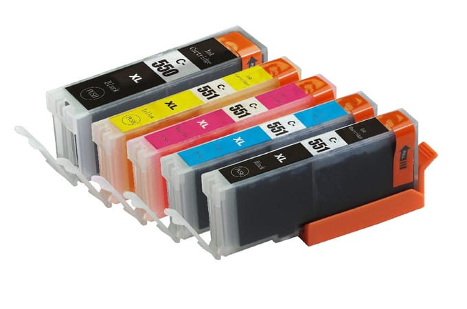 SecondLife - Multipack Canon 550 Black & 551 Serie