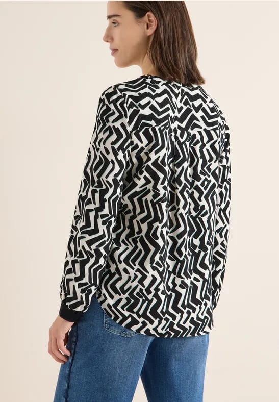 Vrouwenblouse Cecil Piping