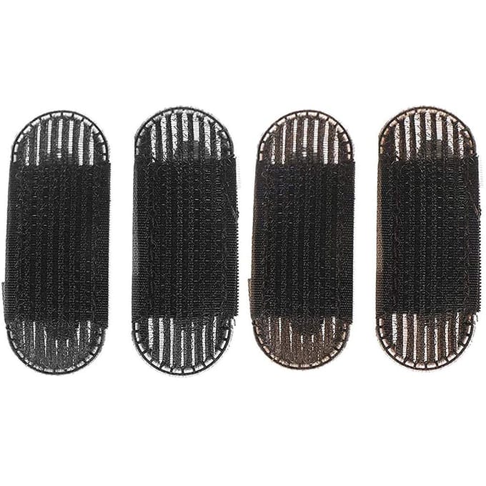 4 Stuks Pony Mat Haarclips Spons Bump It Up Volume Basis Haarinzetstukken Onzichtbare Haarspelden