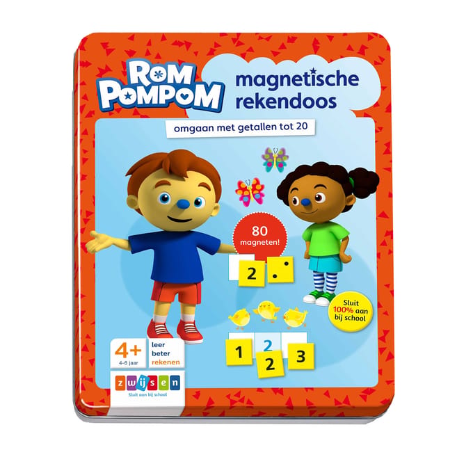 Rompompom magnetische rekendoos Bordspellen Educatieve spellen