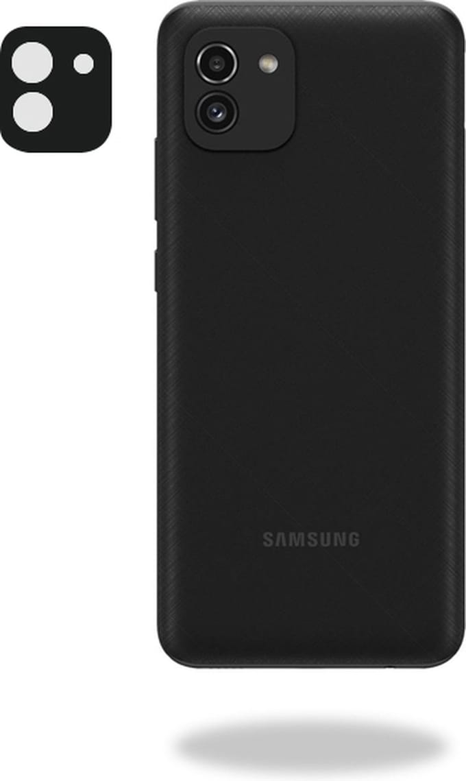 Mobilize Screenprotector geschikt voor Samsung Galaxy A03 Glazen | Mobilize Camera Protector - Case Friendly