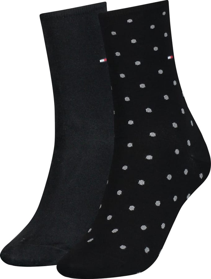 Tommy Hilfiger WOMEN SOCK DOT 2P Vrouwen Sokken Maat 35-38