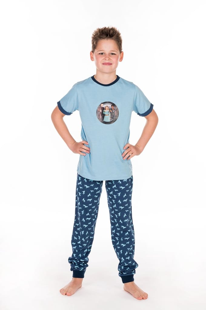 Nachtwacht zomer pyjama. Maat: 122/128 cm - 7/8 jaar.