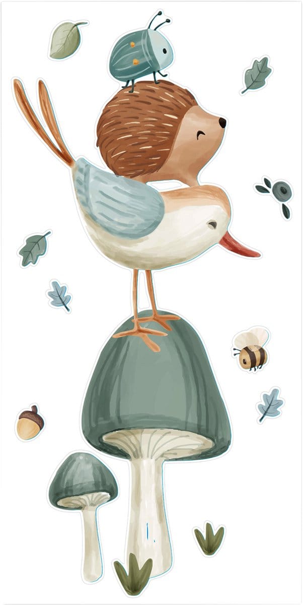 Little Dutch Muursticker - Forest Friends
