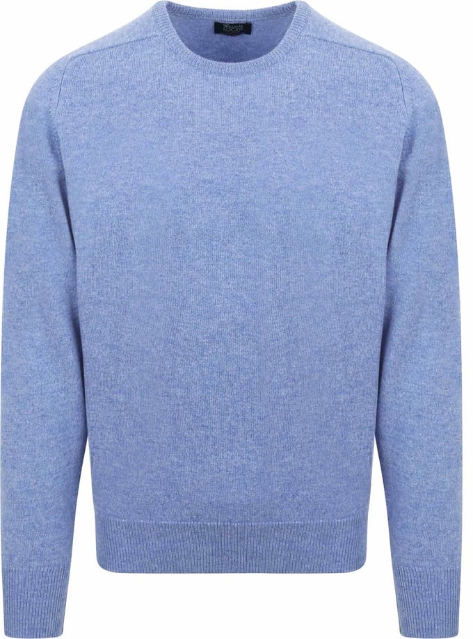 William Lockie Pullover O-neck Lambswool Glacier - Maat 3XL - Heren - Pullovers