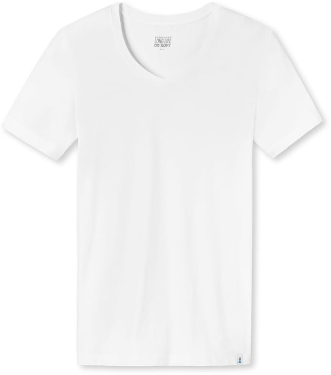 SCHIESSER Long Life Soft T-shirt (1-pack) - heren shirt korte mouwen wit