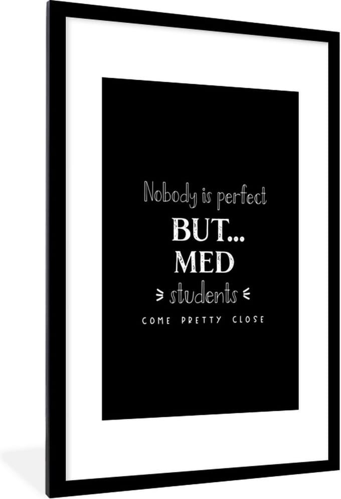 Fotolijst incl. Poster - Geneeskunde - Uni - Onderwijs - Opleiding - 80x120 cm - Posterlijst