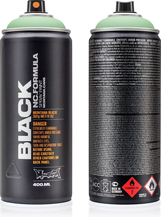 Montana BLACK 6210 E2E green spuitbus 400ml
