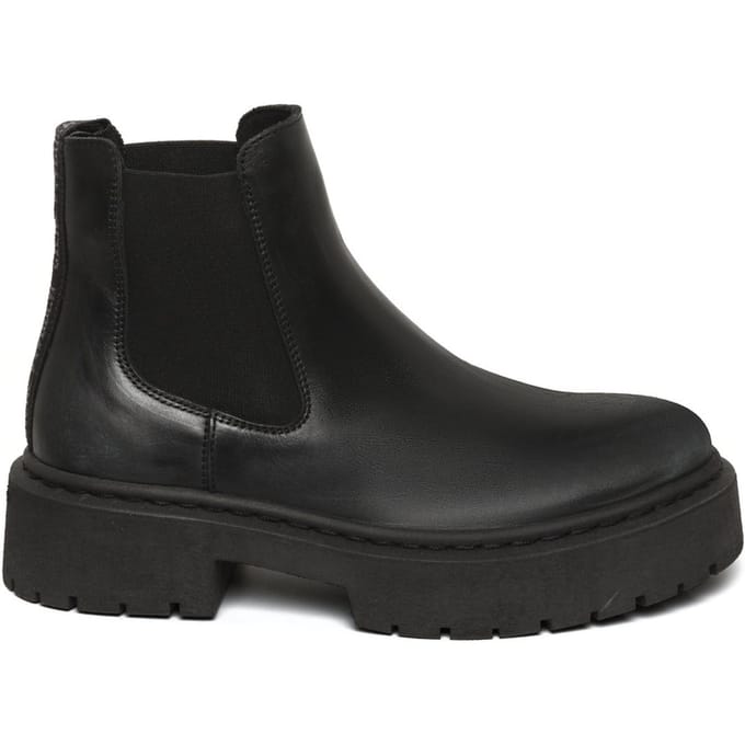 Steve Madden Glennis Booties Black Leather Größe: 41 | Stiefel Outlet | Damen | Schwarz