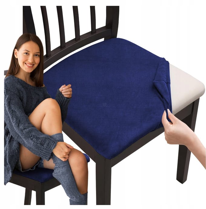 Premium Velours Stoelhoes Universeel Sterk Elegant