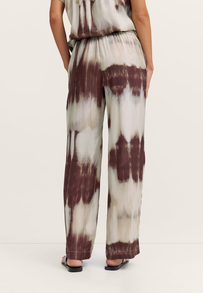 Bugatti Damen Vrijetijdsbroek met grafische print van viscose