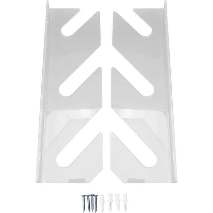 Skateboard Wandmontage Displayrek Acryl 3 Laags Horizontale Skateboard Wanddisplay Hanger voor white