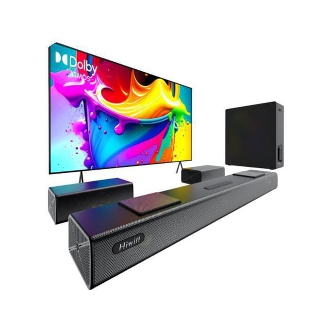 Soundbar - HIWILL - A512 - 5.1.2 Dolby Atmos - HDMI eARC - Bluetooth - Zwart