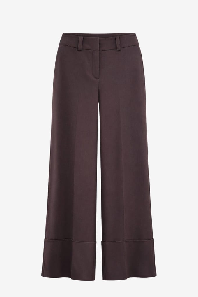 Sirmione viscose flair pants | Moro - Moro / S