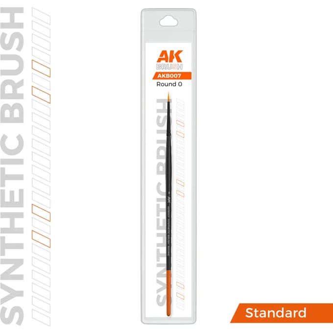 AK Interactieve synthetische ronde borstel maat 0