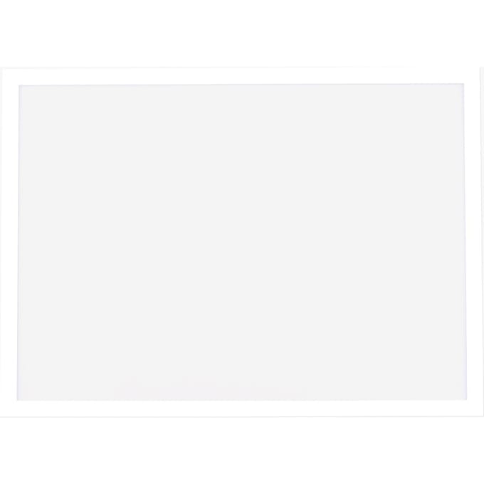 Magnetische Bestandsframe Transparant PVC Document Display Frame voor A4-formaat Briefpapier Foto wit