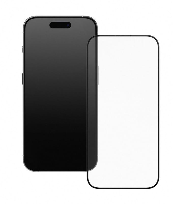 Rhinoshield, Screenprotector geschikt voor iPhone 16 - 3D Anti-Shock & Anti-Blue Light, Transparant