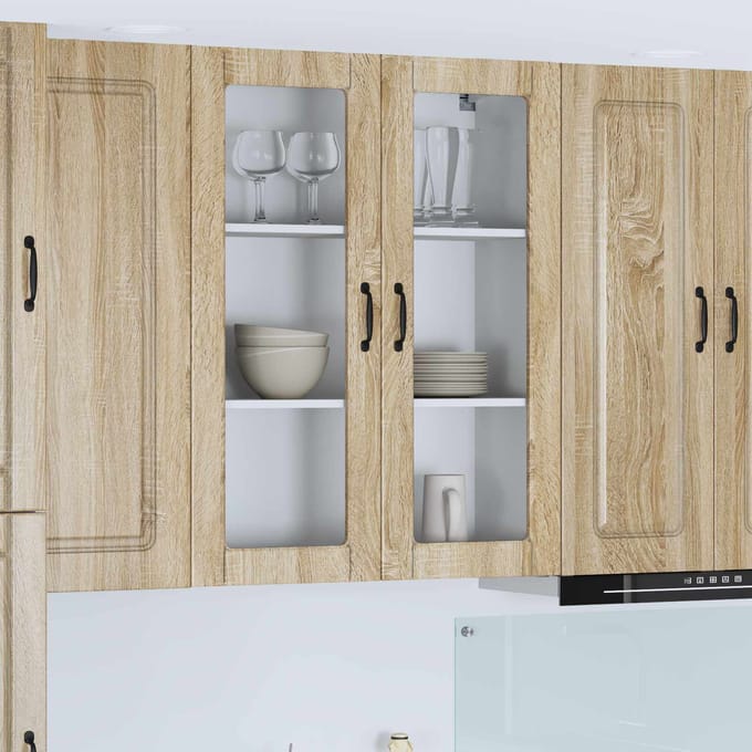 vidaXL - Vaatwasserpaneel - Kalmar - Sonoma - Eik - 80 - x - 31 - x - 100 - cm