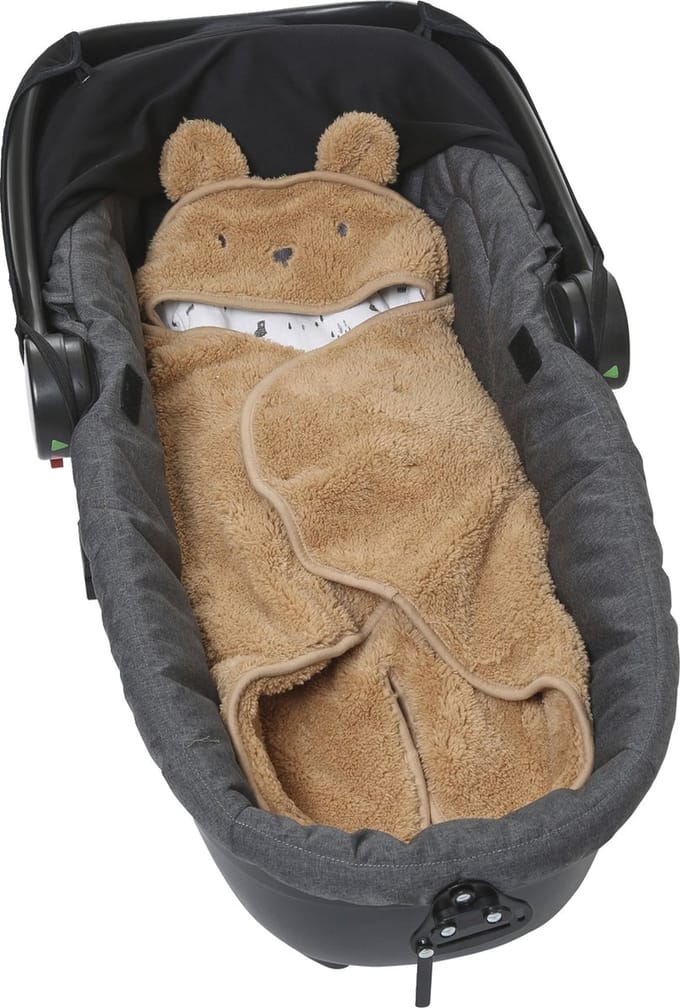 Vertbaudet Plaid - trappelzak - peluche - jersey voering - baby
