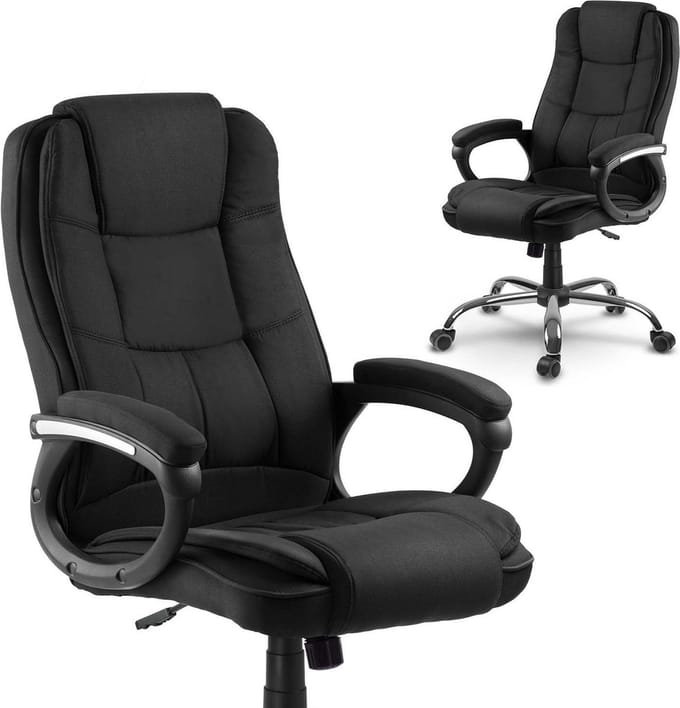 Sofotel Porto bureaufauteuil - zwarte stof