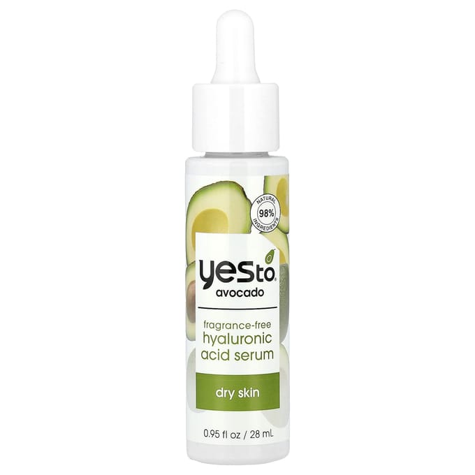 Sérum à l'Acide Hyaluronique Sans Parfum, Peau Sèche, Avocat, 28 ml (0.95 Fl Oz) beige