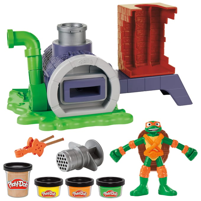 Play-Doh Teenage Mutant Ninja Turtles slice and blast pizza playset