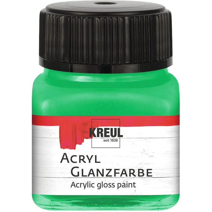 KREUL Acrylglansverf, 20 ml - Groen