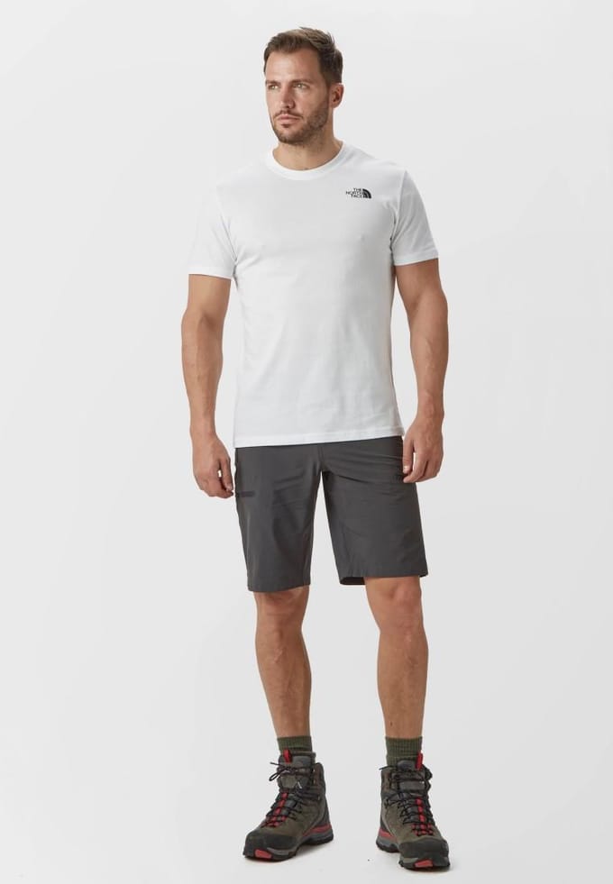 The North Face Heren SS Simple Dome T-shirt Wit