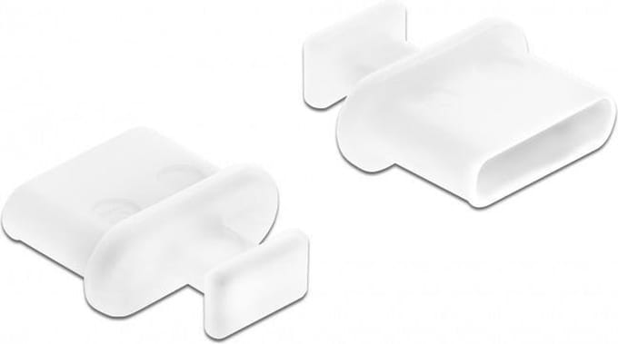Delock 64094 64094 Stofbescherming voor USB type-C™-bus met handgreep 10 stuks wit 1 stuk(s)