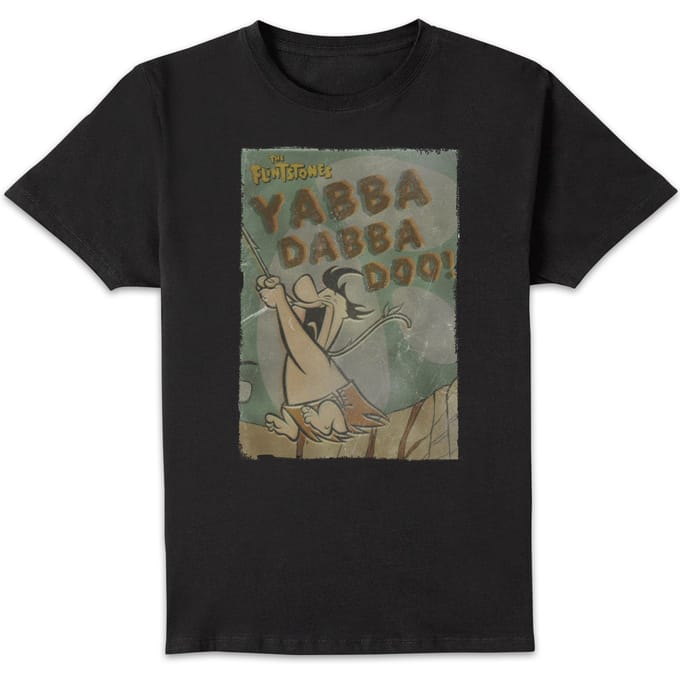 The Flintstones Yabba Dabba Doo! Men's T-Shirt - Black - M
