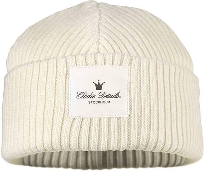 Elodie Wool Cap - Muts - Muts kind - Wollen Muts - 1-2 jaar - Vanilla White