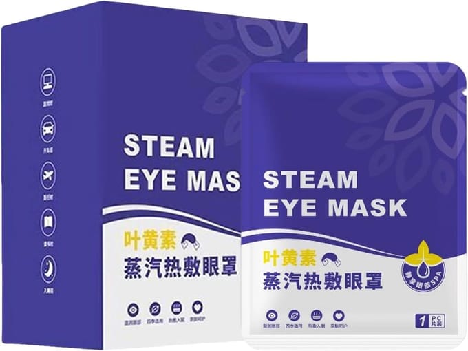 Warme Oogmaskers - Stoommaskers - Ontspanning Slaap - Zelfverwarmend - 10 Stuks