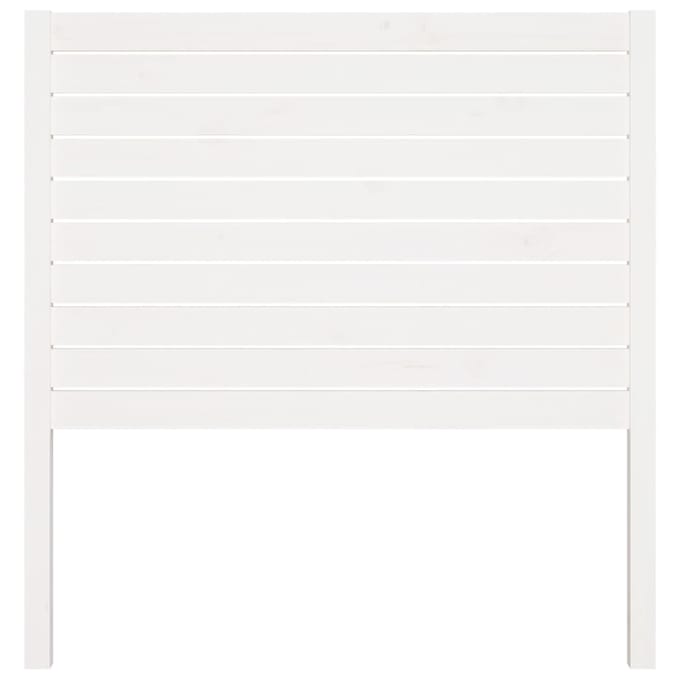 vidaXL - Hoofdbord - 96x4x100 - cm - massief - grenenhout - wit