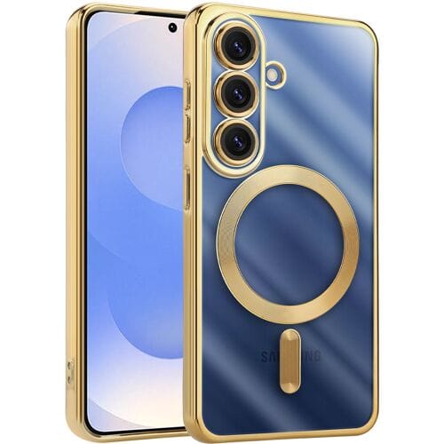 ShieldCase Hoesje met Camera Cover - Geschikt voor Samsung Galaxy S26 - Camera Protector - Schuifje - goud