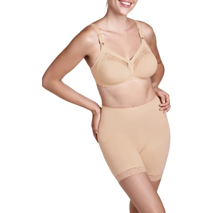 Beige beugelloze klassieke bh Lisca Manja