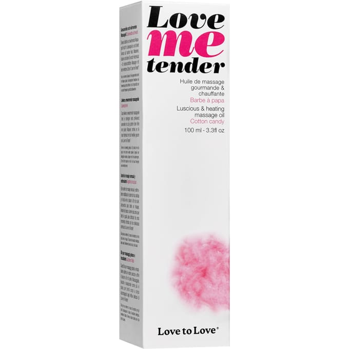 Love me Tender - Verwarmende Massageolie - Cotton Candy