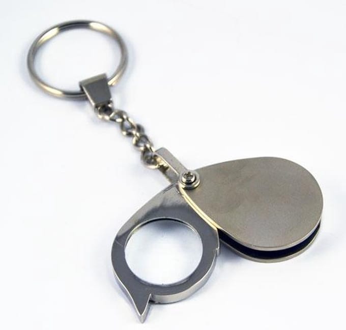 Vergrootglas -Sleutelhanger - 5x Zoom - 4CM - Loep