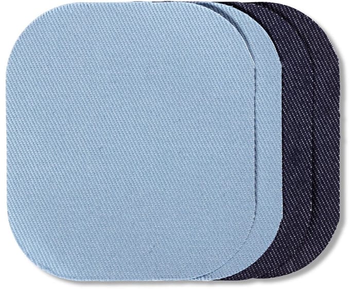 PRYM Patches Jeans opstrijkbaar 8x9 l'/d'blauw 929290 - Prym