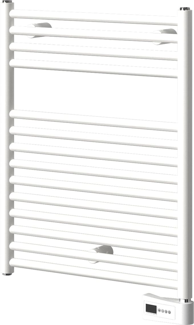 Plieger Vulcano-EL/Fischio Designradiator – Handdoekradiator – 68.8 cm x 55 cm - 300 Watt – Wit