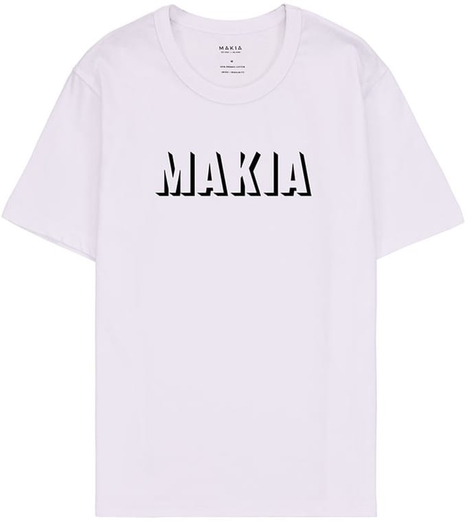 Makia Shadow T-shirt Met Korte Mouwen Wit M Man