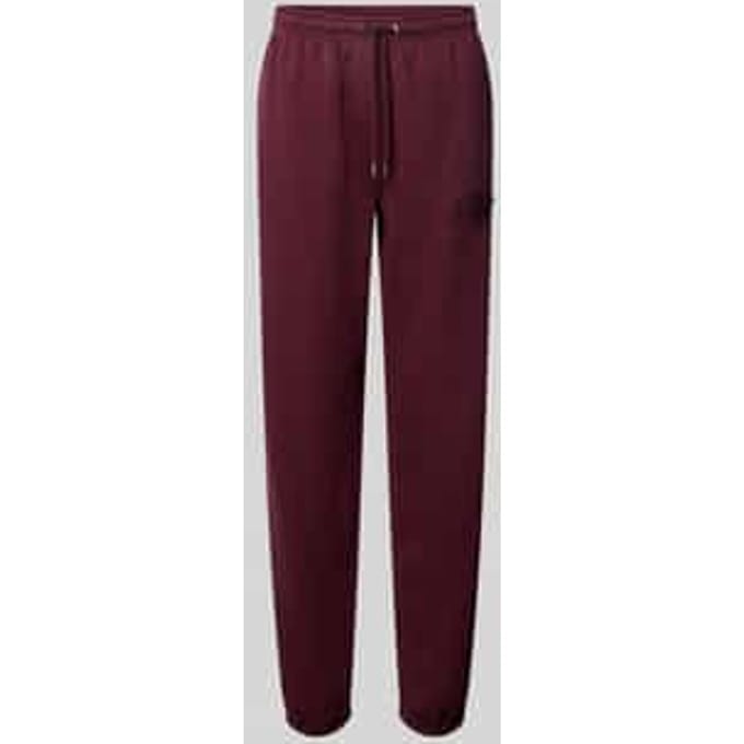 Slim fit sweatpants met logopatch, model 'Tonal'