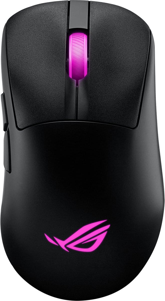 ASUS ROG Keris II Origin - Gaming muis - Optisch - 5 knoppen - Zwart met RGB-licht