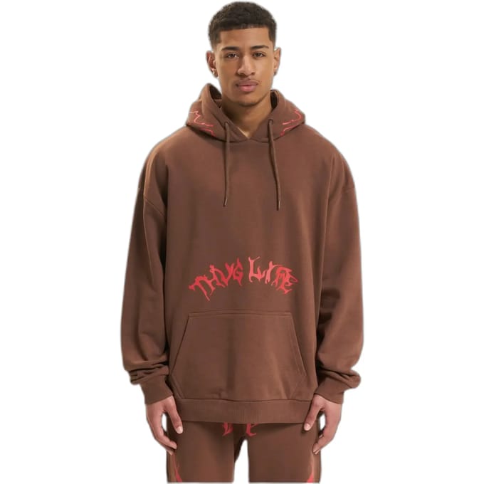 Thug Life - Ink Hoodie/trui - 3XL - Bruin