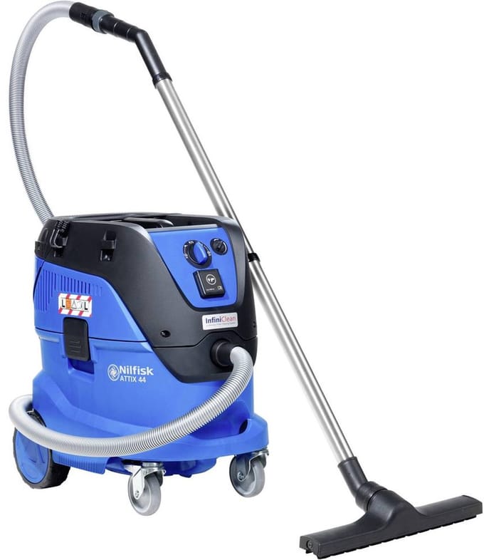 Nilfisk ATTIX 44 - 42l - 1400W - Zwart/Blauw - Stofzuiger