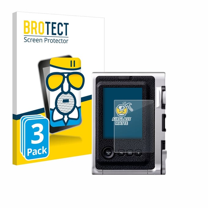 BROTECT - Screenprotector voor Fujifilm Instax Mini Evo - Folie Beschermfolie Beschermglas matte 3 Stuks