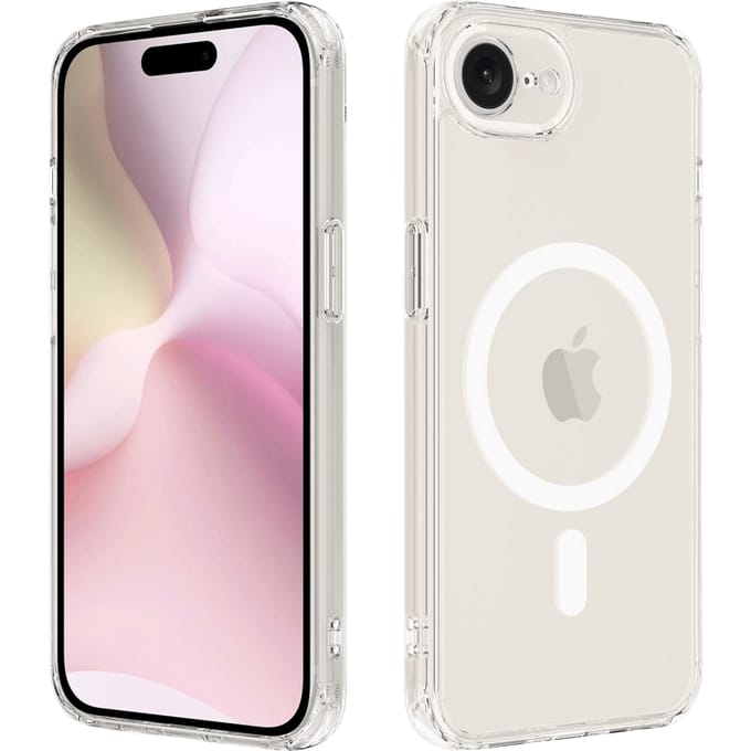 CaseBody Apple iPhone 16e/17e MagSafe Airbag Hoesje Transparant