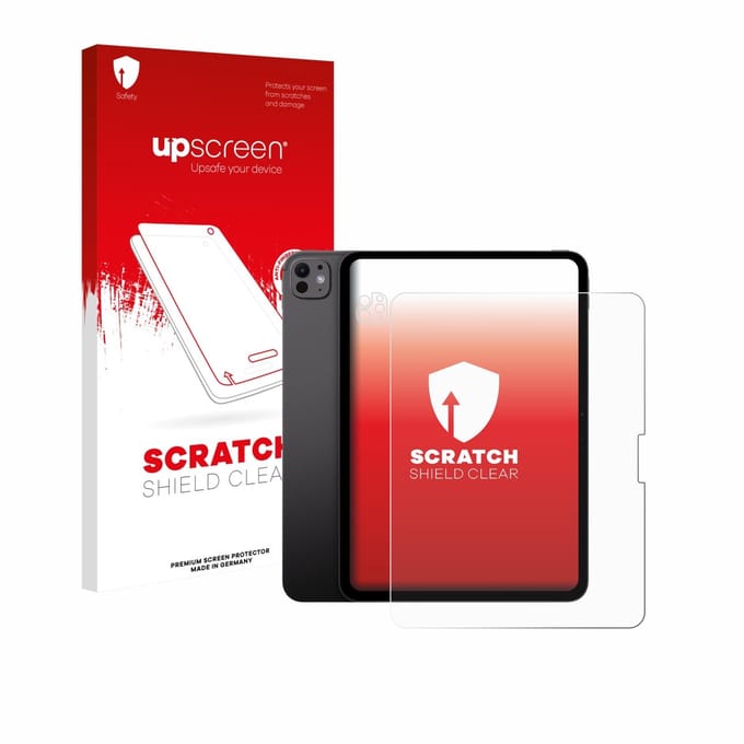 upscreen - Screenprotector voor Apple iPad Pro 13" 2024 (Voor+Camera) - Folie Beschermfolie transparant