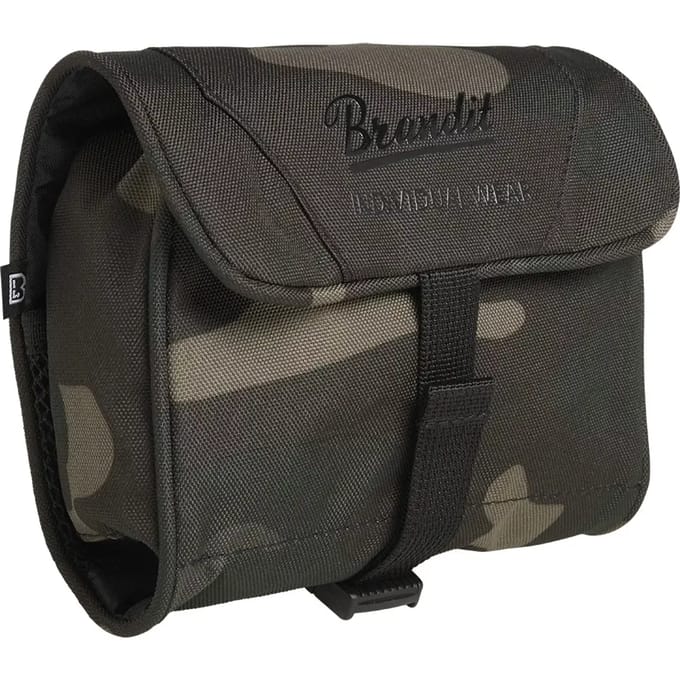Brandit - Medium darkcamo Toilettas - One size - Zwart