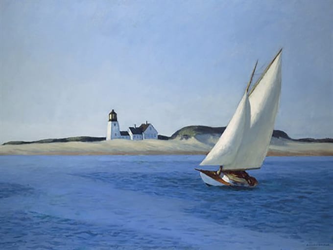 Kunstdruk Edward Hopper The Long Leg 1930 81x61cm